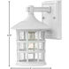Freeport LED 9 inch Classic White Outdoor Wall Mount Lantern, Small