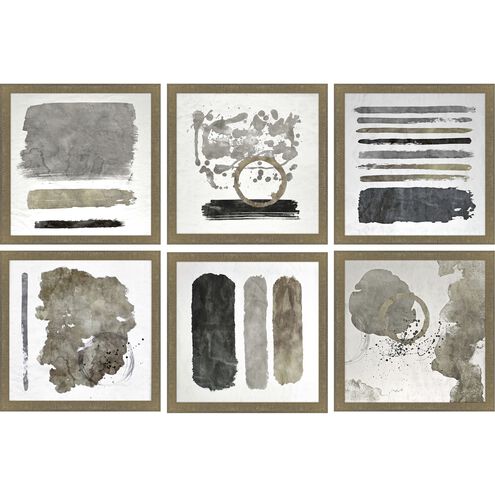 Abstract Collection Neutral Framed Art