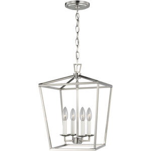 C&M by Chapman & Myers Dianna LED 12.5 inch Brushed Nickel Pendant Ceiling Light