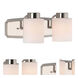 Westport 2 Light 16 inch Satin Nickel Bath Bar Wall Light
