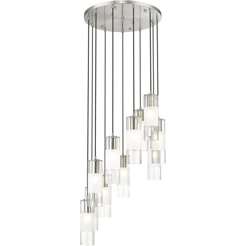 Alton 11 Light 24 inch Brushed Nickel Chandelier Ceiling Light