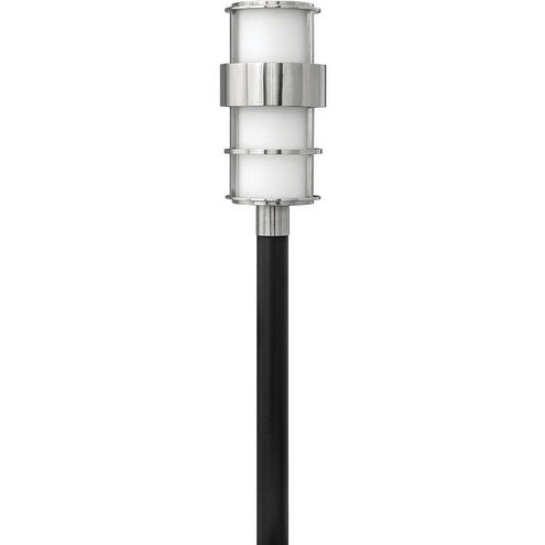 Saturn 1 Light 21.75 inch Stainless Steel Outdoor Post Mount Lantern in Non-LED