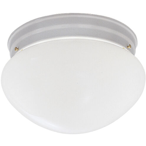 Basic 2 Light 9 inch White Flushmount Ceiling Light