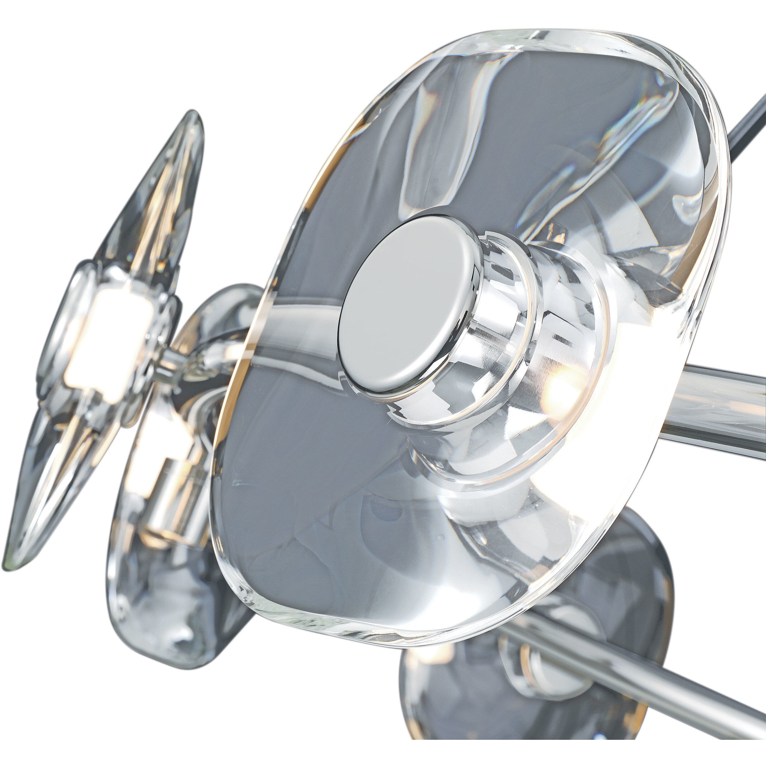 Ziva Celestia 49 inch 4.00 watt Chrome Chandelier Ceiling Light