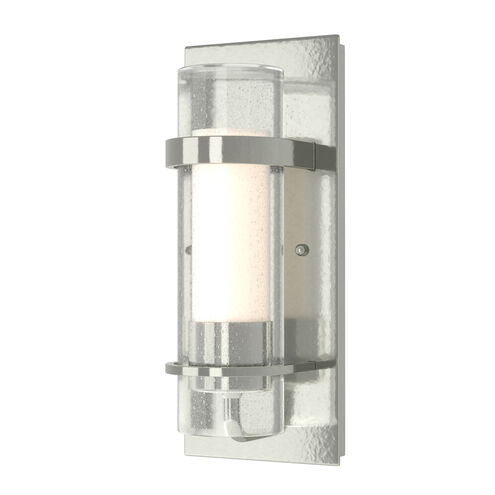 Torch 1 Light 5 inch Sterling ADA Sconce Wall Light, Seeded Glass Indoor