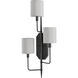 Knowsley 3 Light 14.25 inch Oil Rubbed Bronze Wall Sconce Wall Light, Right