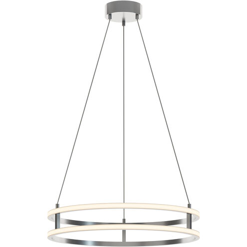 Gemini LED 24 inch Painted Nickel Pendant Ceiling Light