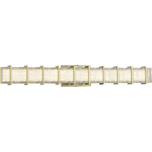 Sevryn LED 34.38 inch Soft Brass Bath Vanity Light Wall Light
