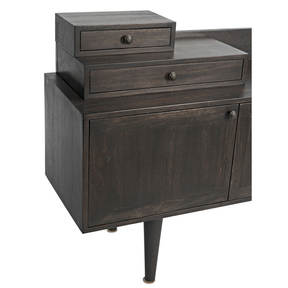 Hermes 72 X 21 inch Ebony Walnut Sideboard