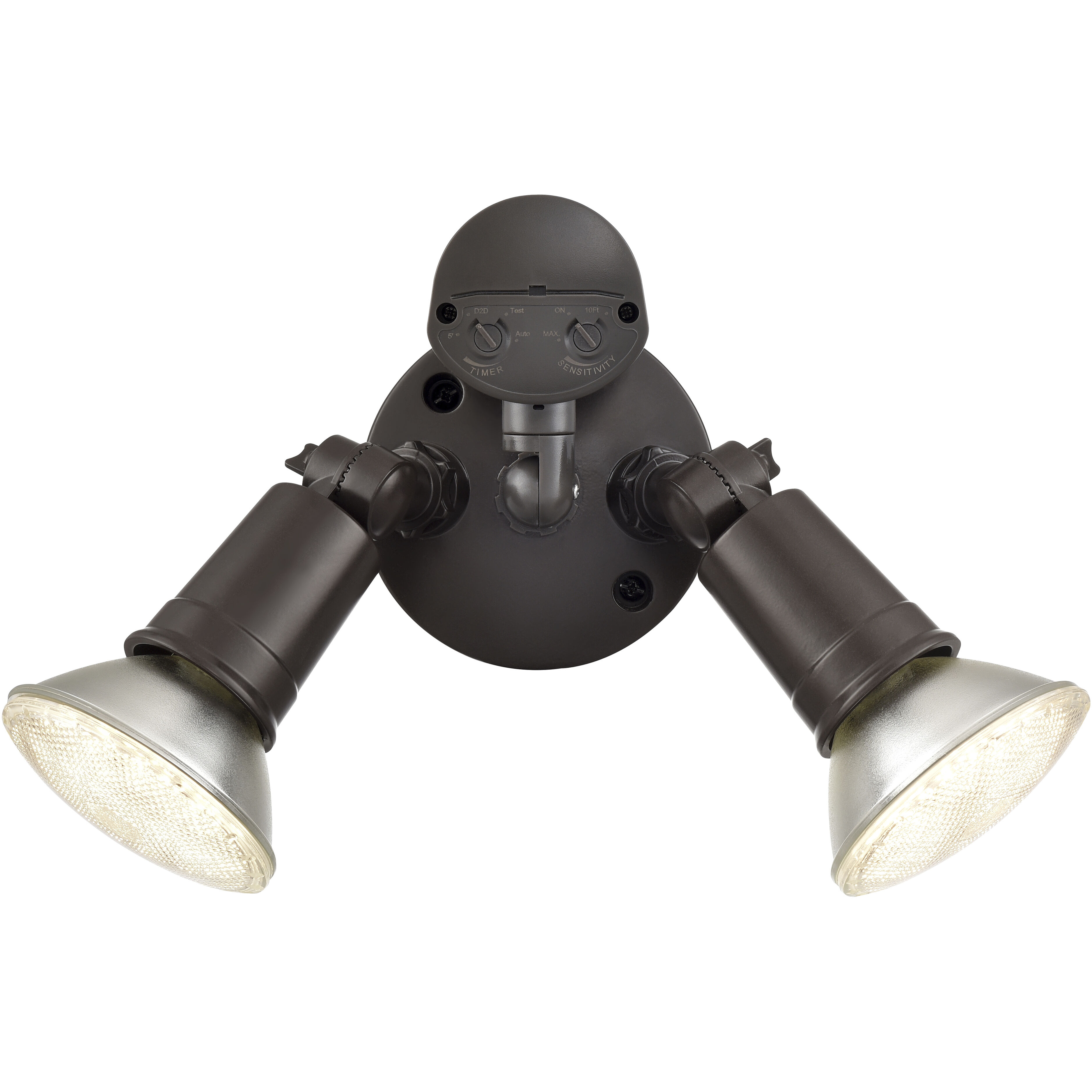 Twin Head Basic 2 Light 11.25 inch Outdoor Wall Light
