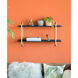 Two Tiers 36.2 X 20.5 X 9.8 inch Black Shelf