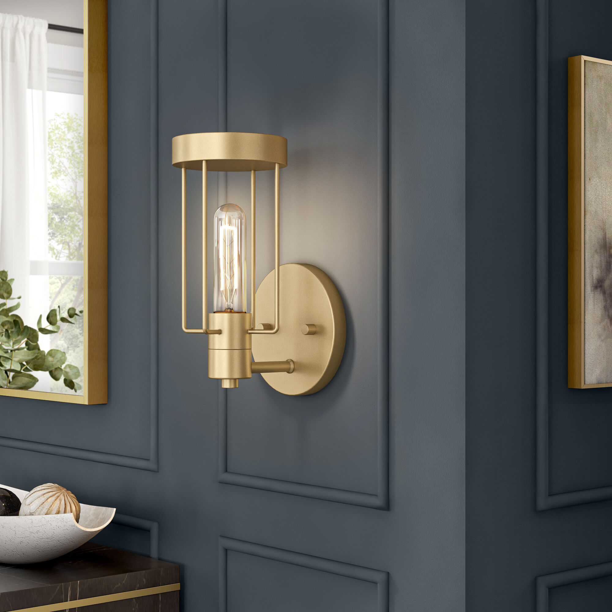 Tafo 1 Light 5 inch Golden Mist Wall Sconce Wall Light