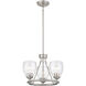Winsley 3 Light 17 inch Brushed Nickel Chandelier Ceiling Light