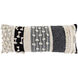 Povia 30 inch Black Pillow Cover, Lumbar