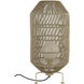 Corsica 32 inch 7 watt Beige Outdoor Floor Lamp