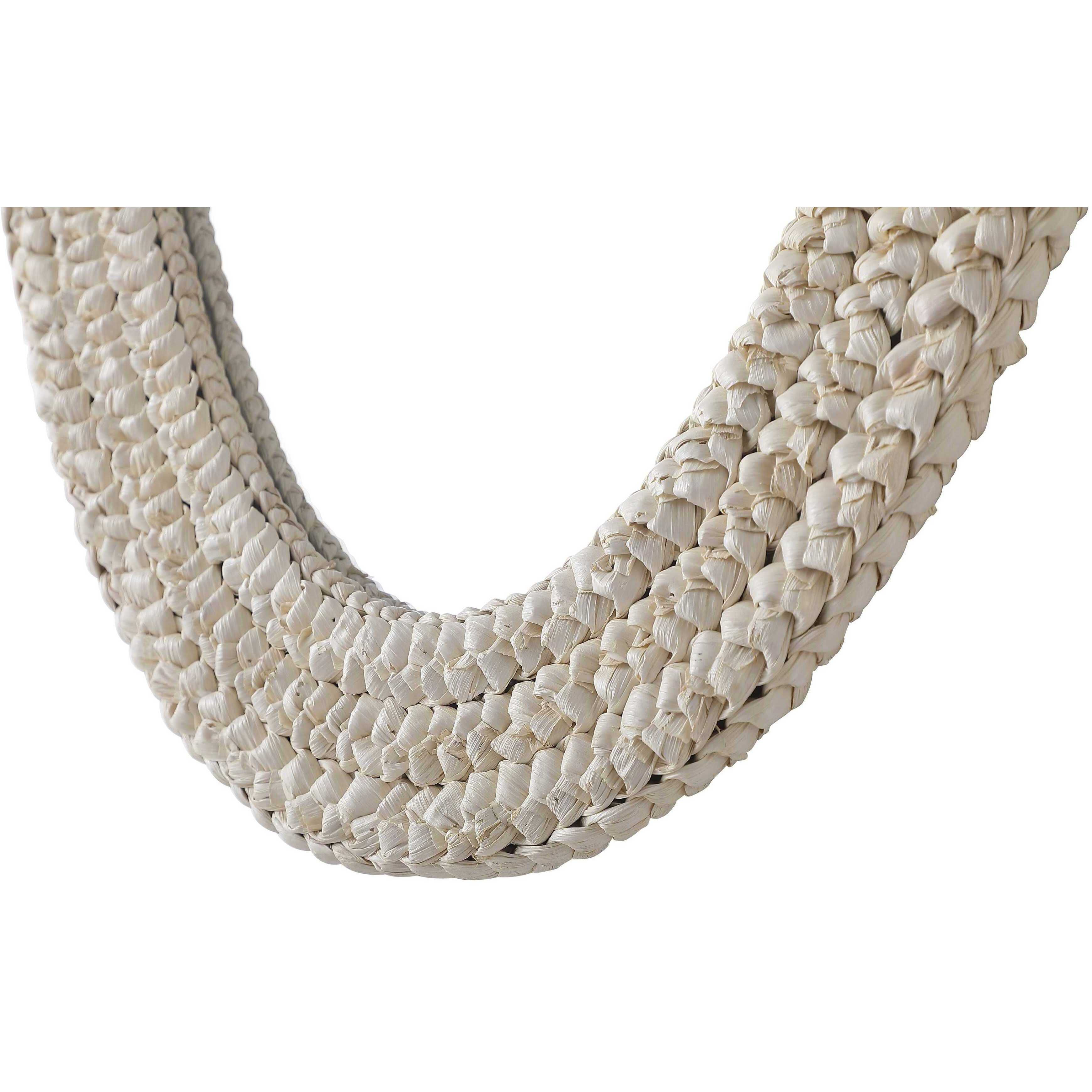 Marlowe 42 X 24 inch Linen White Mirror