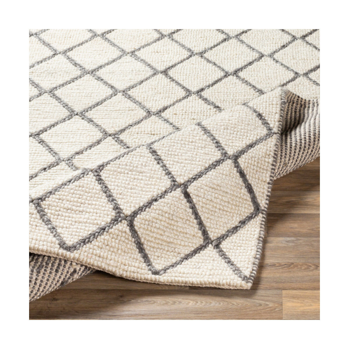 Whistler 36 X 24 inch Charcoal/Cream Rugs, Rectangle