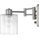 Milner 10 inch 60.00 watt Brushed Nickel Swing Arm Wall Light