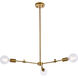 Furlong 3 Light 28.4 inch Brass Pendant Ceiling Light