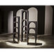 Aqueduct Matte Black Bookcase, A