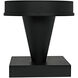 Massimo 25 X 24 inch Matte Black Side Table