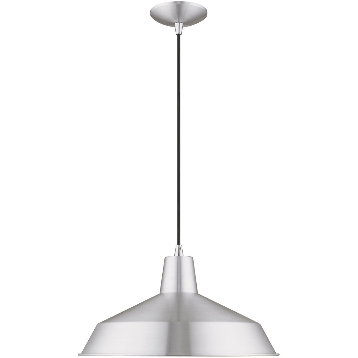 Allison 1 Light 16 inch Brushed Aluminum Mini Pendant Ceiling Light