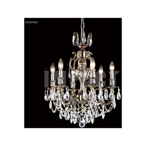 Brindisi 6 Light 21 inch Silver Crystal Chandelier Ceiling Light