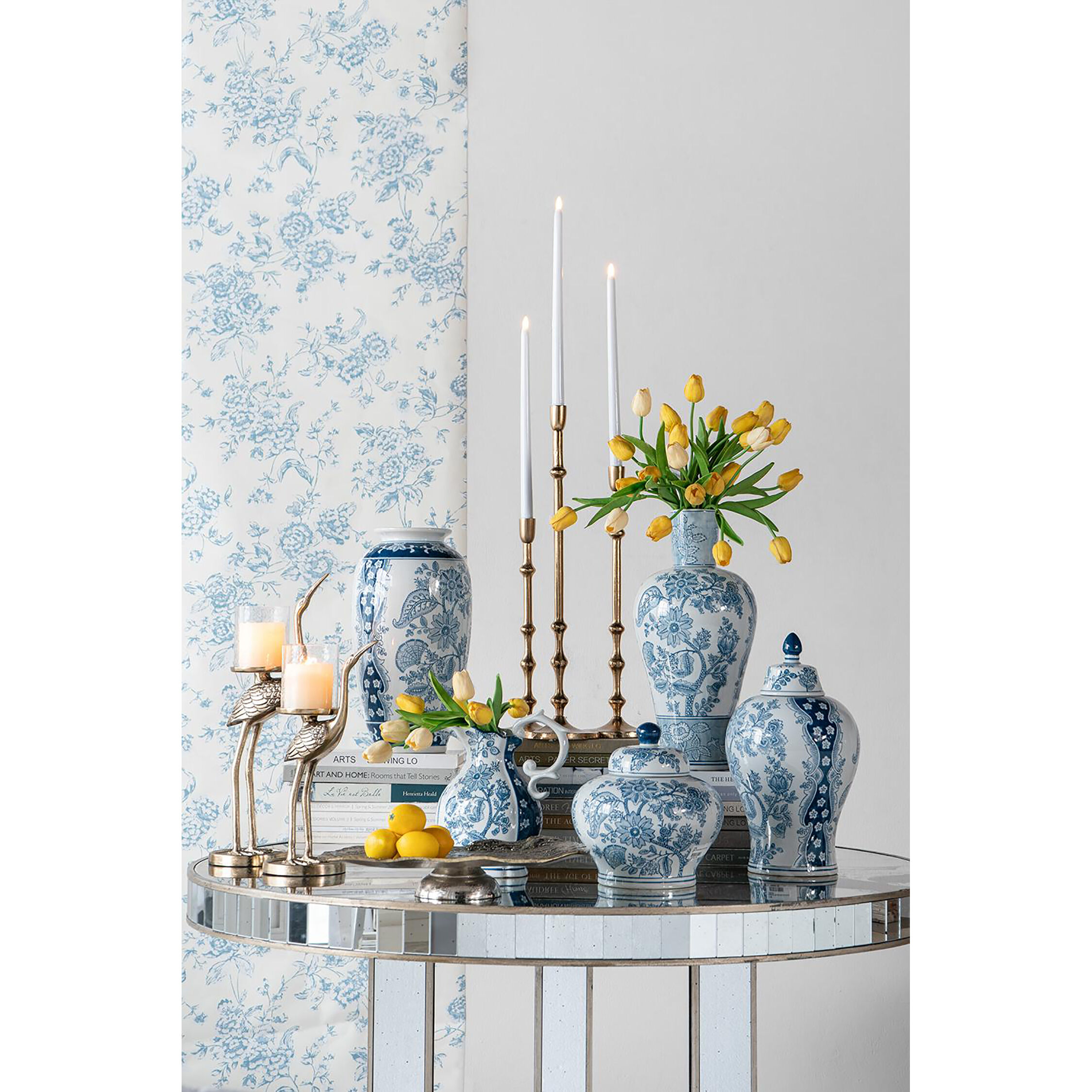 Anita 15 X 7.5 inch Flower Vase