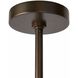 Estevan LED 5 inch English Bronze Chandelier Ceiling Light