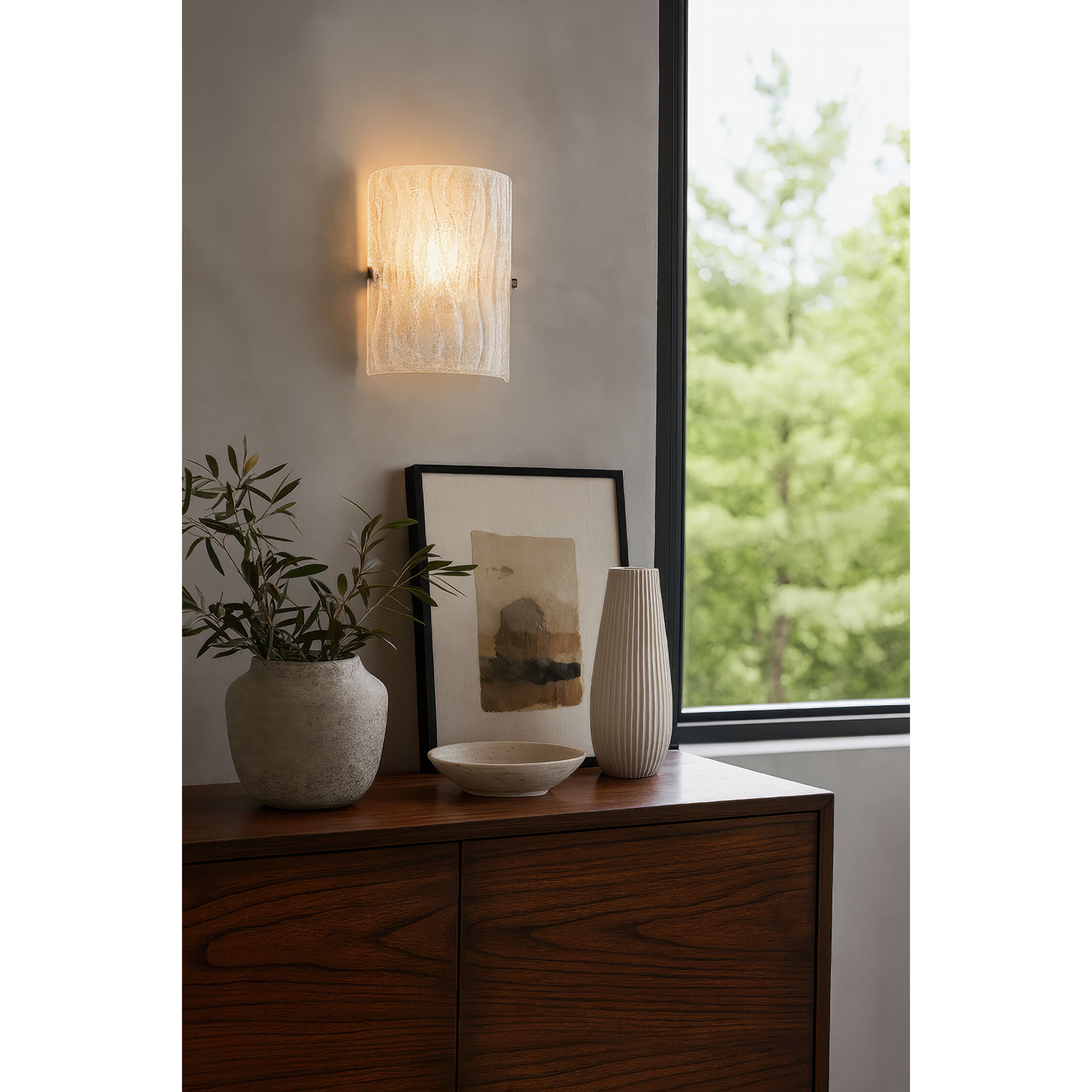 Brilliance 1 Light 6.75 inch Chrome ADA Wall Sconce Wall Light