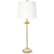 Fisher Stem 28.75 inch 60.00 watt Gold Leaf Table Lamp Portable Light, Buffet Lamp