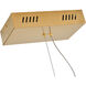 Canada LED 13.8 inch Gold Chandelier Ceiling Light