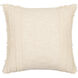 Kandie 20 inch Cream Pillow Kit in 20 x 20, Square