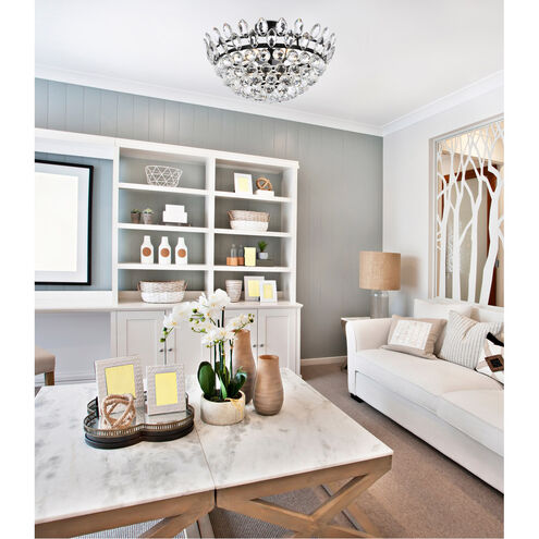 Emilia 5 Light 20 inch Black Flush Mount Ceiling Light