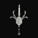 Beveled Arcs Wall Sconce Wall Light in Silver Leaf