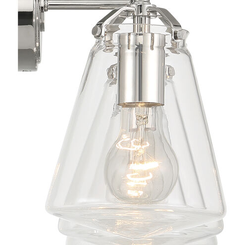 Voss 3 Light 25 inch Polished Nickel Bath Vanity Wall Light