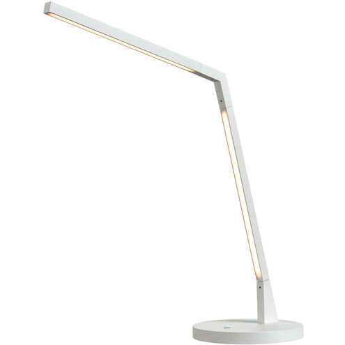 Miter 16.5 inch 12 watt White Table Lamp Portable Light