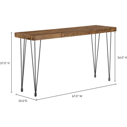 Boneta 67 X 20 inch Natural Console Table