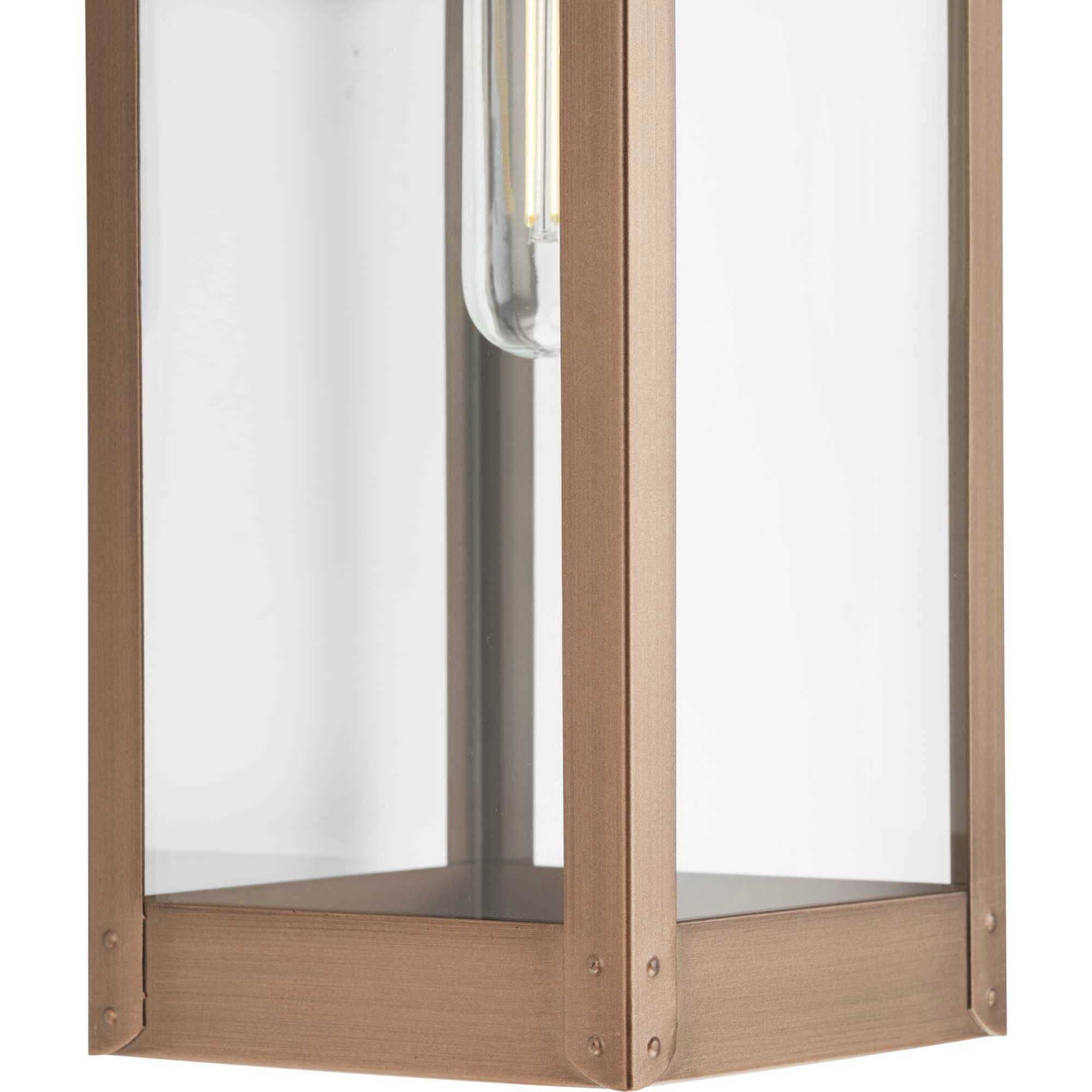 Union Square 1 Light 19.37 inch Antique Copper Wall Lantern, Design Series