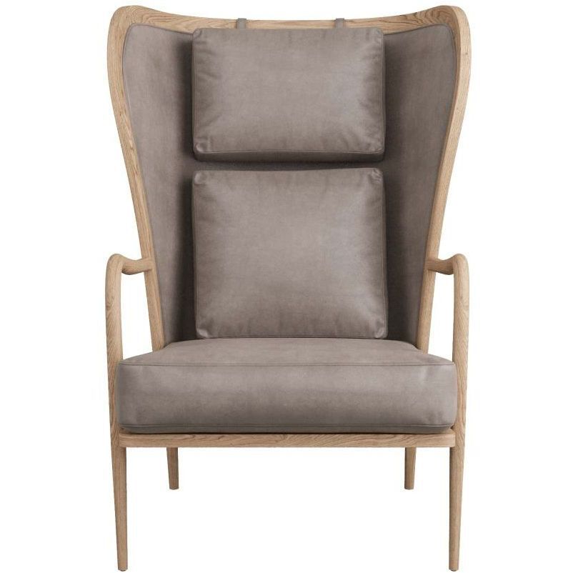 Stassi 41 inch Carbon Wing Chair