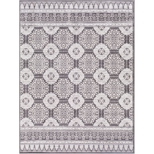 Cesar 120 X 94 inch Medium Gray; Multicolored Rug in 8 x 10