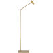 Sean Lavin Ponte 39.1 inch 9.00 watt Hand Rubbed Antique Brass Floor Lamp Portable Light