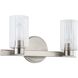 Bedminster 2 Light 14.5 inch Brushed Nickel Vanity Light Wall Light