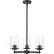 Thayer 3 Light 19 inch Matte Black Chandelier Ceiling Light