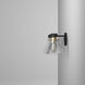 Willow Creek 3 Light 25 inch Matte Black Bath Bar Wall Light