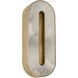 Kelly by Kelly Wearstler Wyllis LED 2.6 inch Hand Rubbed Antique Brass ADA Sconce Wall Light