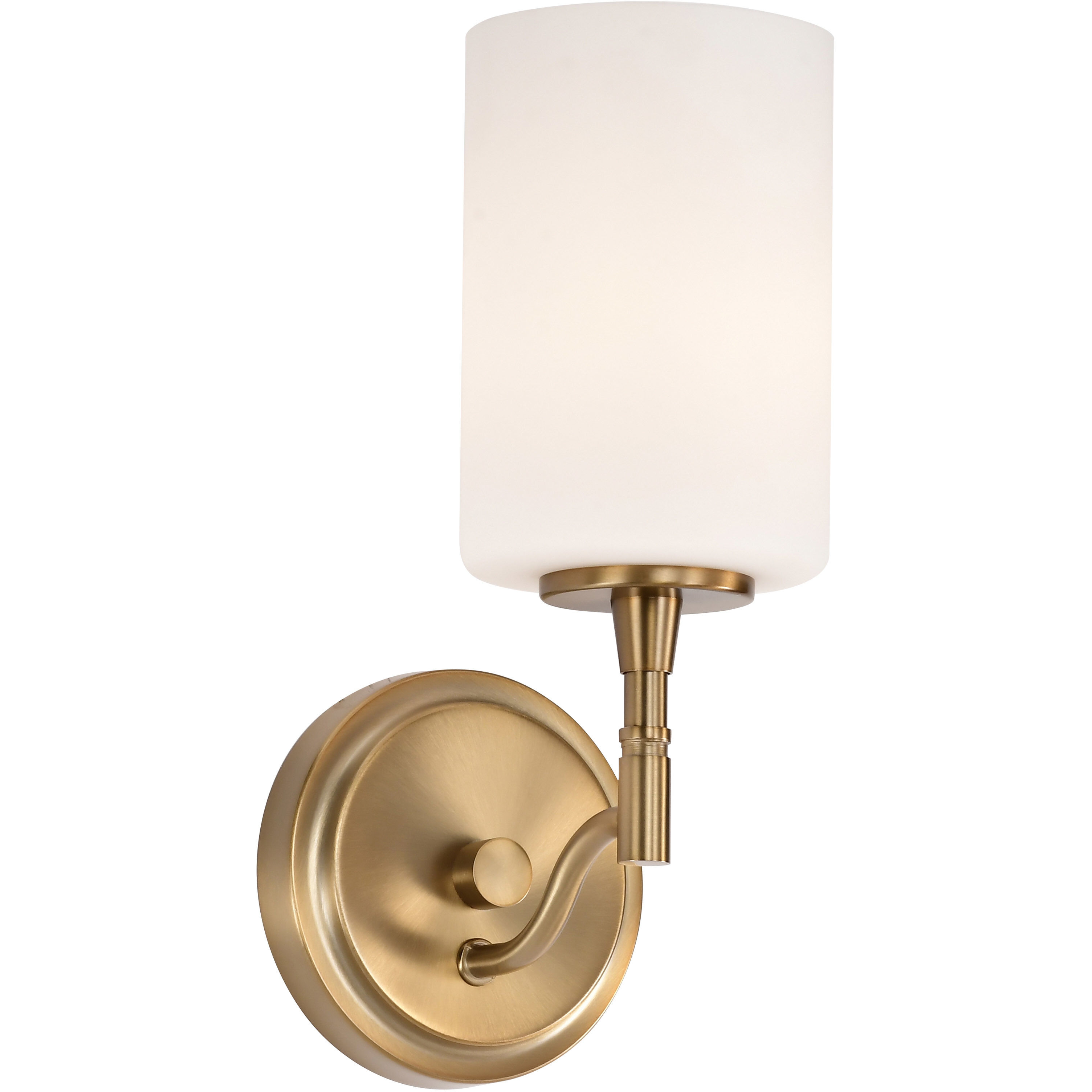 Liam 4.75 inch Burnished Brass Vanity Wall Light