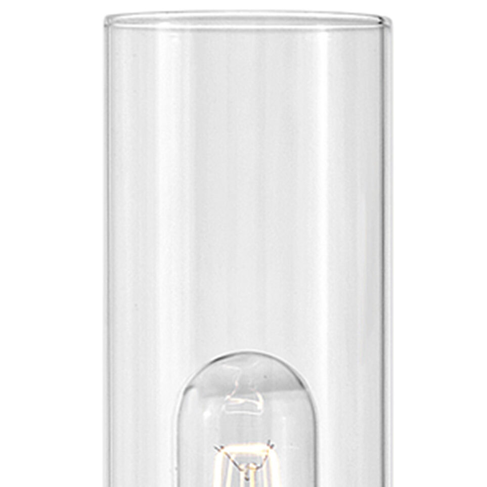 Shea LED 5.25 inch Lacquered Brass Bath Light Wall Light