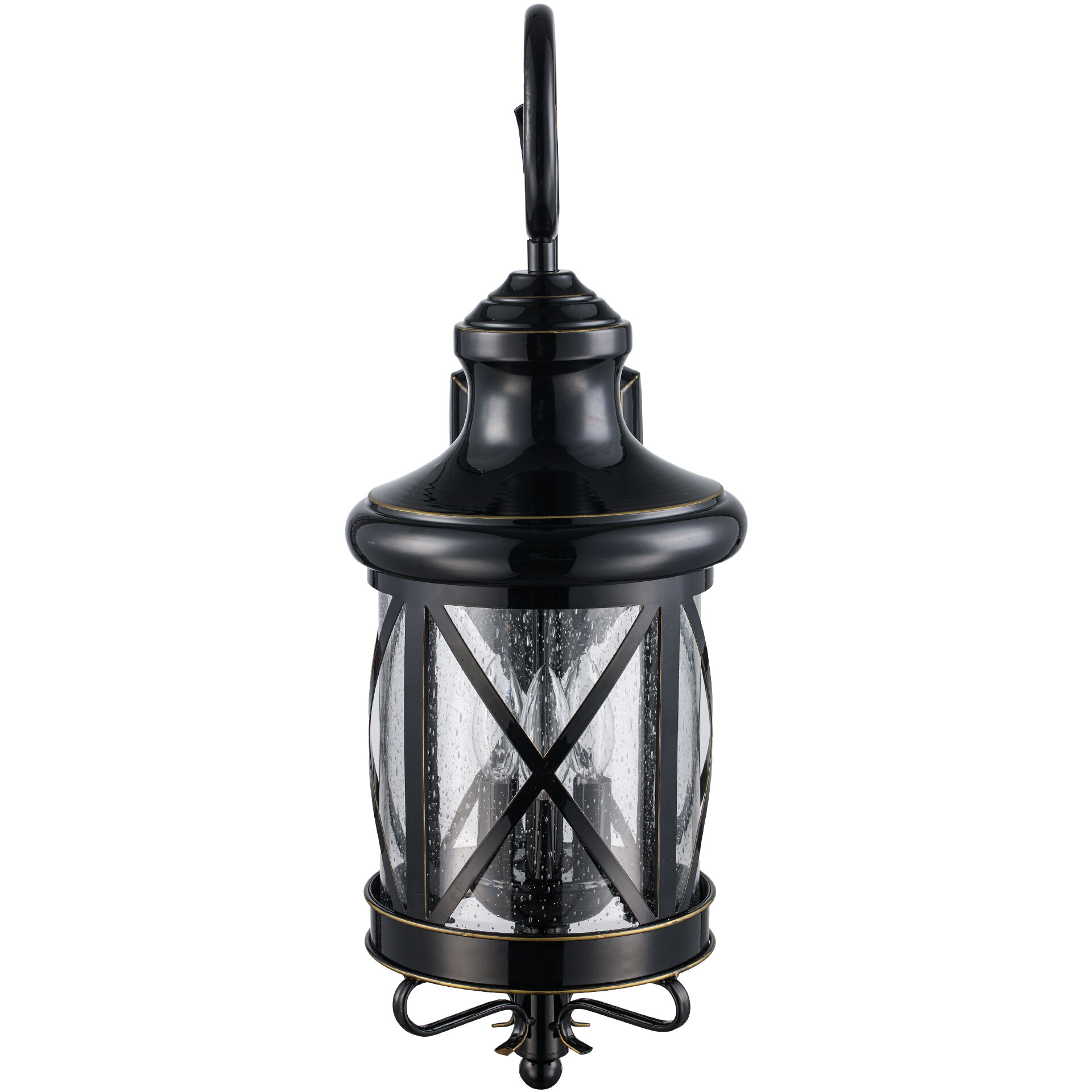 Chandler 3 Light 23 inch Rubbed Oil Bronze Outdoor Wall Lantern
