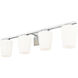 Nextra 4 Light 32 inch Brushed Nickel Bath Vanity Wall Light